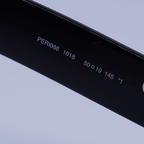 Palm Angels PERI086 HYDE 1018 Sunglasses Black Rectangle Frame, Yellow Lenses - Picture 9 of 11